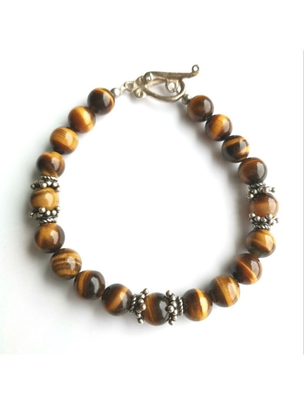 Vintage tiger's eye bead bracelet